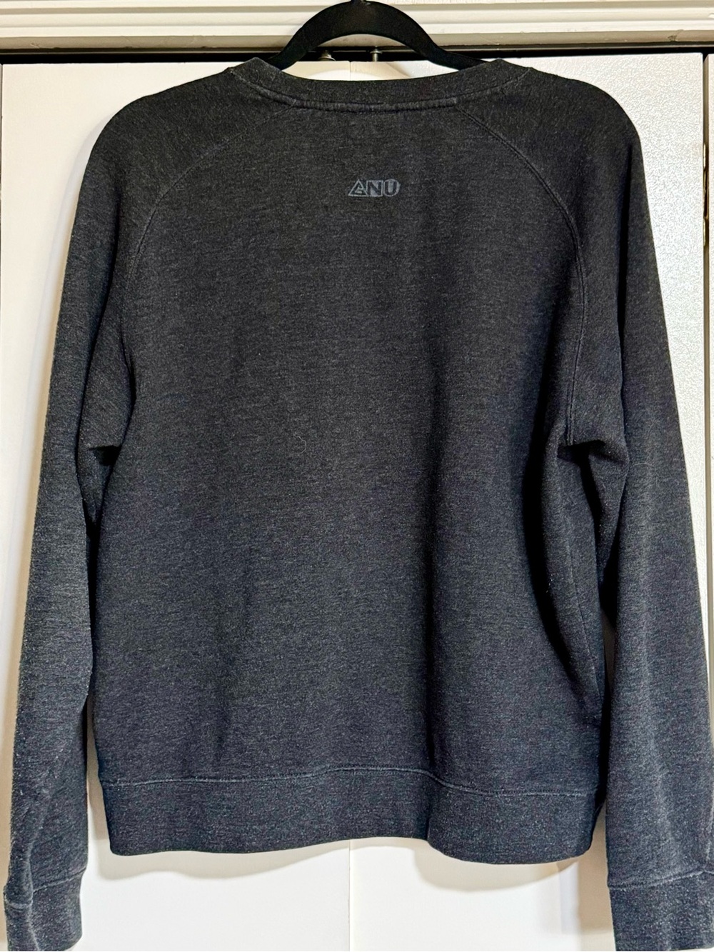 GNU Moon Graphic Snowboard Crewneck Sweatshirt Charcoal Gray Size Medium - Picture 4 of 12
